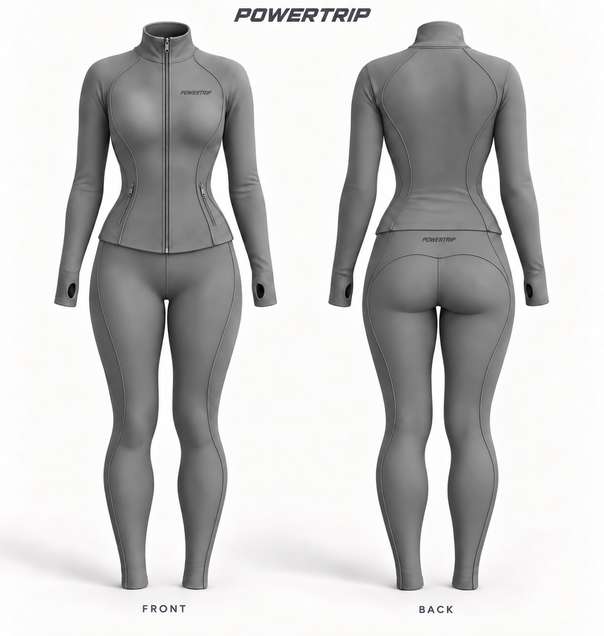 Contour Jacket — Grey